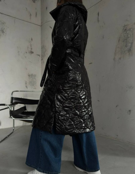 Luxusná maxi bunda GRACE Black